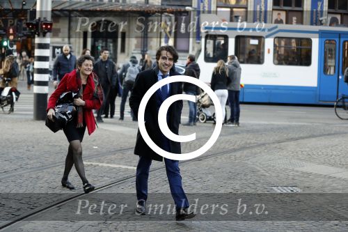 Amsterdam 17 januari 2017
Nieuwjaarsreceptie Koning Willem Alexander en Koningin Maxima in het paleis op de dam. Jesse Klaver