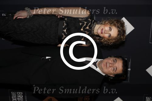 Amsterdam 19 januari 2017.
Premiere Brussel in de beurs van Berlage. Leon de Winter met zijn vrouw Jessica Durlacher