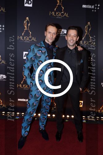 Utrecht 12 januari 2017
Uitreiking musical awards in het beatrixtheater.
Jorit Ruijs en .........