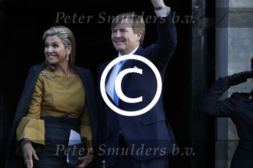 Amsterdam 17 januari 2017
Nieuwjaarsreceptie Koning Willem Alexander en Koningin Maxima in het paleis op de dam.