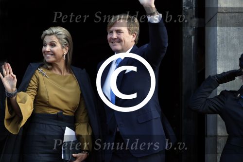 Amsterdam 17 januari 2017
Nieuwjaarsreceptie Koning Willem Alexander en Koningin Maxima in het paleis op de dam.