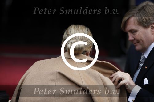Amsterdam 18 januari 2017 
2e dag van nieuwjaarsreceptie Koning Willem Alexander en Koningion Maxima in paleis op de dam. Ook prinses Beatrix in aanwezig