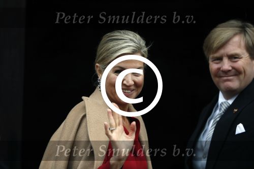 Amsterdam 18 januari 2017 
2e dag van nieuwjaarsreceptie Koning Willem Alexander en Koningion Maxima in paleis op de dam. Ook prinses Beatrix in aanwezig