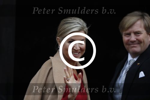 Amsterdam 18 januari 2017 
2e dag van nieuwjaarsreceptie Koning Willem Alexander en Koningion Maxima in paleis op de dam. Ook prinses Beatrix in aanwezig