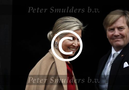 Amsterdam 18 januari 2017 
2e dag van nieuwjaarsreceptie Koning Willem Alexander en Koningion Maxima in paleis op de dam. Ook prinses Beatrix in aanwezig