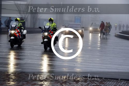 Utrecht 24 januari 2017
Koningin Maxima opent  de Nationale Onderwijstentoonstelling in de Jaarbeurs in Utrecht. Jet Bussemaker en burgemeester Jan v Zanen zijn ook aanwezig. audi A8 van Maxima met politiebegeleiding