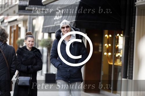 Amsterdam 28 januari 2017 
Lange Frans met zijn (ex) vrouw Danielle v Aalderen in amsterdam zuid