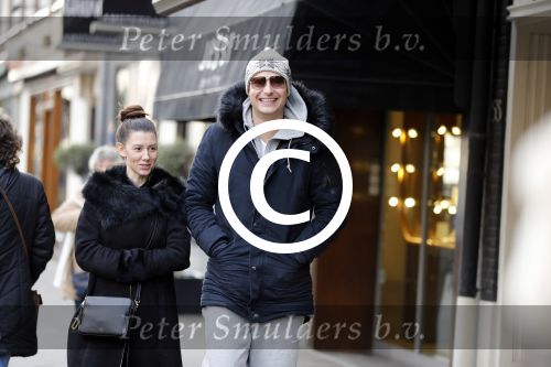 Amsterdam 28 januari 2017 
Lange Frans met zijn (ex) vrouw Danielle v Aalderen in amsterdam zuid