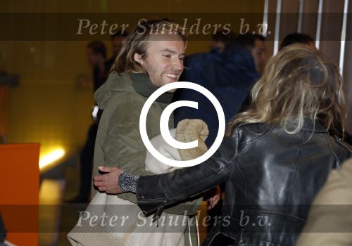 Amsterdam 23 januari 2017  
Premere Ron Goossens low budget stuntman in pathe arena. lauren Verster betrapt met vriend