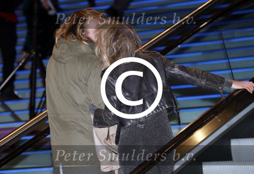 Amsterdam 23 januari 2017  
Premere Ron Goossens low budget stuntman in pathe arena. lauren Verster betrapt met vriend