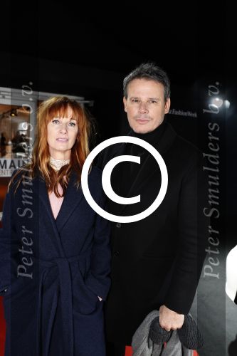 Amsterdam 27 januari 2017 
Amsterdam fashion week gesponsord door Mercedes Benz. Leco v Zadelhoff met Patty Zomer