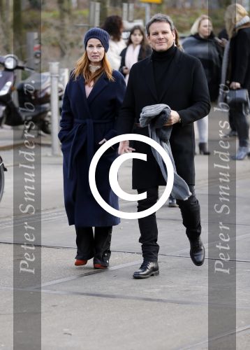 Amsterdam 27 januari 2017 
Amsterdam fashion week gesponsord door Mercedes Benz. Leco v Zadelhoff met Patty Zomer