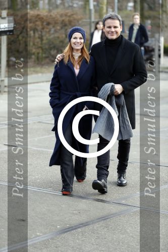 Amsterdam 27 januari 2017 
Amsterdam fashion week gesponsord door Mercedes Benz. Leco v Zadelhoff met Patty Zomer