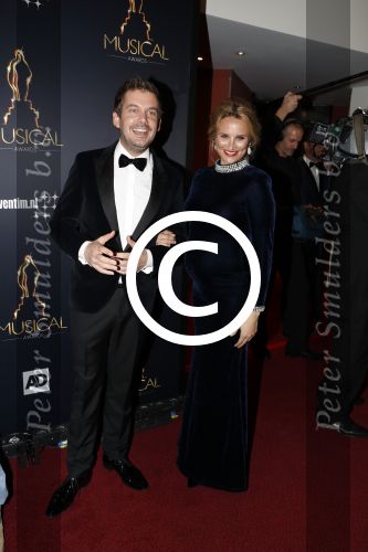 Utrecht 12 januari 2017
Uitreiking musical awards in het beatrixtheater. Lieke v Lexmond zwanger met Ruben Nicolai