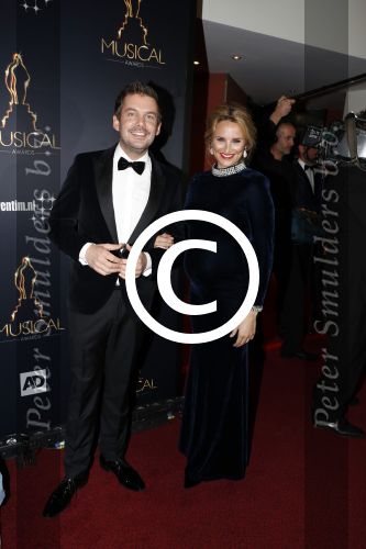 Utrecht 12 januari 2017
Uitreiking musical awards in het beatrixtheater. Lieke v Lexmond zwanger met Ruben Nicolai