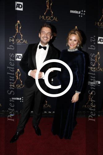 Utrecht 12 januari 2017
Uitreiking musical awards in het beatrixtheater. Lieke v Lexmond zwanger met Ruben Nicolai