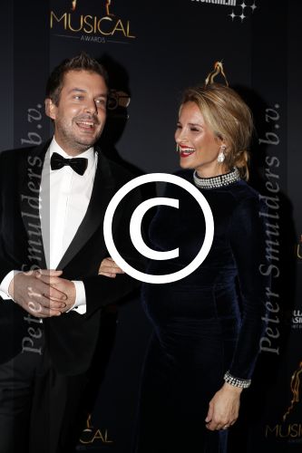 Utrecht 12 januari 2017
Uitreiking musical awards in het beatrixtheater. Lieke v Lexmond zwanger met Ruben Nicolai