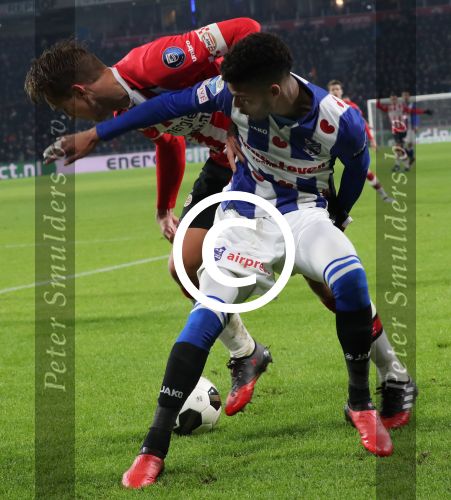Eindhoven, 22 Januari 2017 Kompetitiewedstrijd PSV-SC Heerenveen, eindstand 4-3 met o.a. Michael v Gerwen die werd gehuldigd.