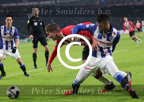 Eindhoven, 22 Januari 2017 Kompetitiewedstrijd PSV-SC Heerenveen, eindstand 4-3 met o.a. Michael v Gerwen die werd gehuldigd.