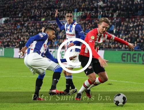 Eindhoven, 22 Januari 2017 Kompetitiewedstrijd PSV-SC Heerenveen, eindstand 4-3