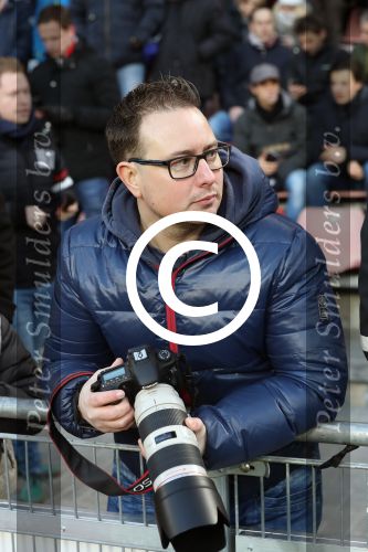 Eindhoven, 22 Januari 2017 Kompetitiewedstrijd PSV-SC Heerenveen, eindstand 4-3
Noah Bohne en Manfred Bohne