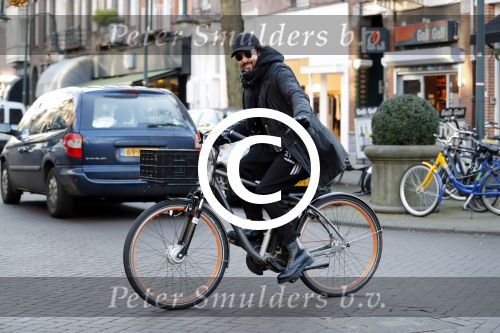 Amsterdam 21 januari 2017
Mari v d Ven op zijn electrische fiets
