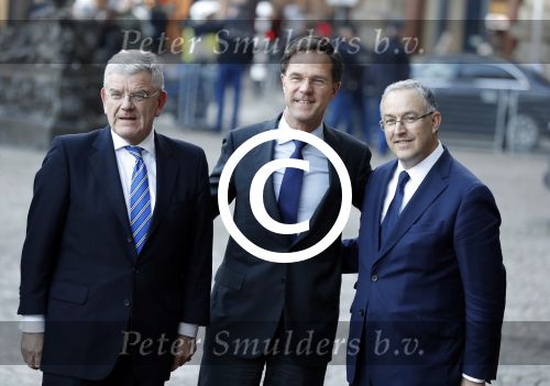 Amsterdam 17 januari 2017
Nieuwjaarsreceptie Koning Willem Alexander en Koningin Maxima in het paleis op de dam. Mark Rutte Jan v Zanen Ahmed Aboutaleb Jozias v Aartsen en Eberhard v d Laan