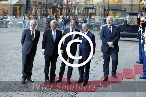 Amsterdam 17 januari 2017
Nieuwjaarsreceptie Koning Willem Alexander en Koningin Maxima in het paleis op de dam. Mark Rutte Jan v Zanen Ahmed Aboutaleb Jozias v Aartsen en Eberhard v d Laan