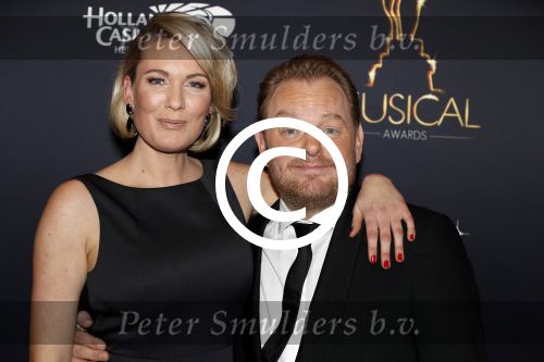 Utrecht 12 januari 2017
Uitreiking musical awards in het beatrixtheater. Martijn Fischer met Marlijn Weerdenburg