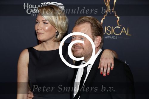 Utrecht 12 januari 2017
Uitreiking musical awards in het beatrixtheater. Martijn Fischer met Marlijn Weerdenburg