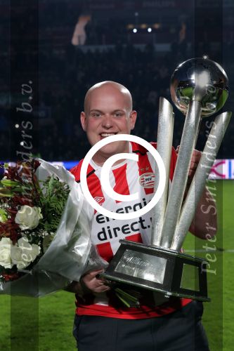 Eindhoven, 22 Januari 2017 Kompetitiewedstrijd PSV-SC Heerenveen, eindstand 4-3 met o.a. Michael v Gerwen die werd gehuldigd.
