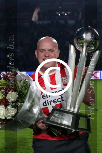 Eindhoven, 22 Januari 2017 Kompetitiewedstrijd PSV-SC Heerenveen, eindstand 4-3 met o.a. Michael v Gerwen die werd gehuldigd.