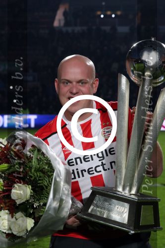 Eindhoven, 22 Januari 2017 Kompetitiewedstrijd PSV-SC Heerenveen, eindstand 4-3 met o.a. Michael v Gerwen die werd gehuldigd.