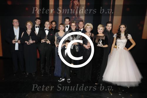 Utrecht 12 januari 2017
Uitreiking musical awards in het beatrixtheater. alle winnaars