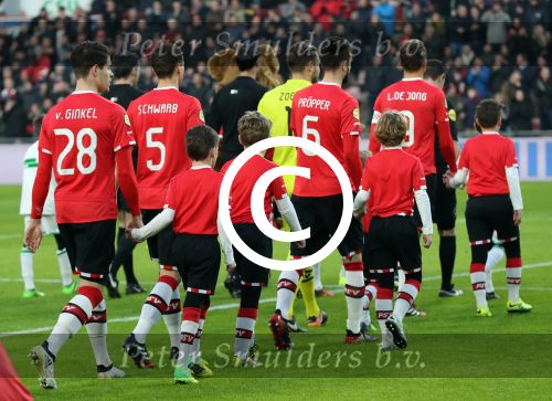 Eindhoven, 22 Januari 2017 Kompetitiewedstrijd PSV-SC Heerenveen, eindstand 4-3
Noah Bohne en Manfred Bohne