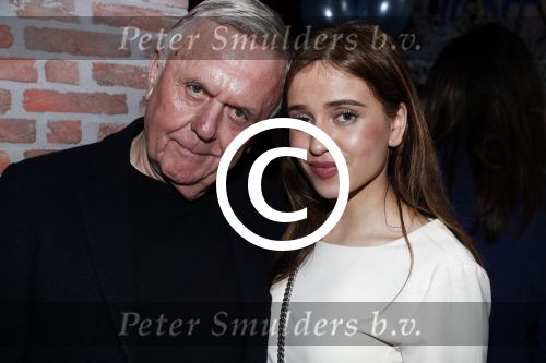 Amsterdam 29 januari 2017 
Surprise party Harry Mens vanwege zijn 70e verjaardag. Het werd gevierd op het leidse plein. dochter Nour Mens