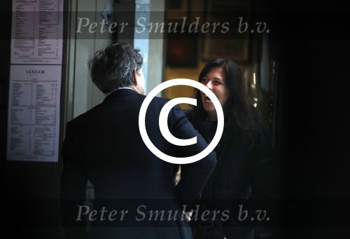 Amsterdam 9 januari 2016
Pierre Bokma met (een) vriendin op de Cornelis schuytstraat
