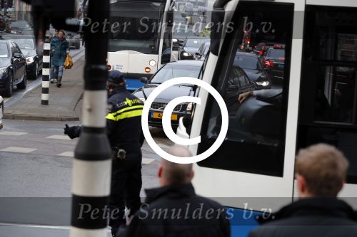 Amsterdam 18 januari 2017 
2e dag van nieuwjaarsreceptie Koning Willem Alexander en Koningion Maxima in paleis op de dam. Ook prinses Beatrix in aanwezig. Chaos bij paleis , auto prinses Beatrix