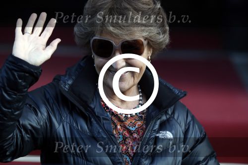 Amsterdam 17 januari 2017
Nieuwjaarsreceptie Koning Willem Alexander en Koningin Maxima in het paleis op de dam. Prinses Margriet in haar audi A8