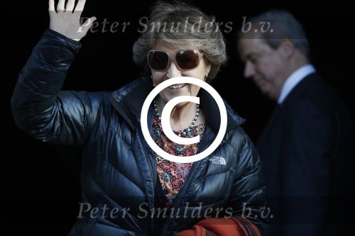Amsterdam 17 januari 2017
Nieuwjaarsreceptie Koning Willem Alexander en Koningin Maxima in het paleis op de dam. Prinses Margriet in haar audi A8
