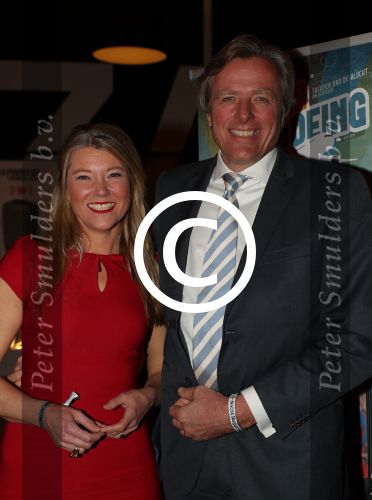 Rijswijk 23 Januari 2017 Premiere Boeing Boeing.
Sandra Ysbrandy met partner