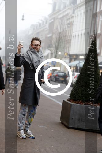 Amsterdam 24 januari 2017
Selwyn Senatori op de pc hooftstraat met kop koffie