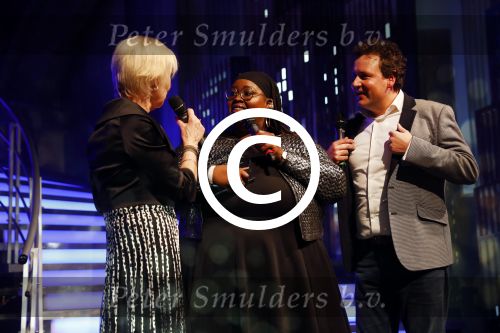 Aalsmeer 30 januari 2017
Nieuwjaarsreceptie Henk Geels in studio \'s Aalsmeer. Shirma Rouse