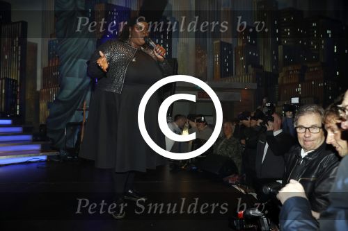 Aalsmeer 30 januari 2017
Nieuwjaarsreceptie Henk Geels in studio \'s Aalsmeer. Shirma Rouse
