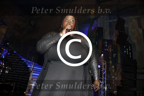 Aalsmeer 30 januari 2017
Nieuwjaarsreceptie Henk Geels in studio \'s Aalsmeer. Shirma Rouse