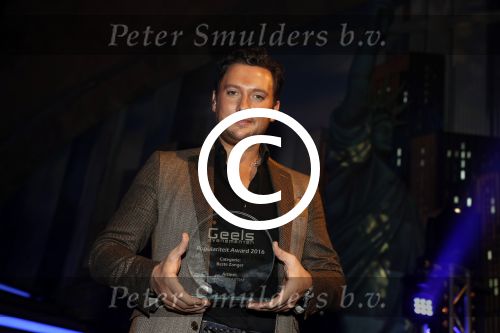 Aalsmeer 30 januari 2017
Nieuwjaarsreceptie Henk Geels in studio \'s Aalsmeer. Tino Martin