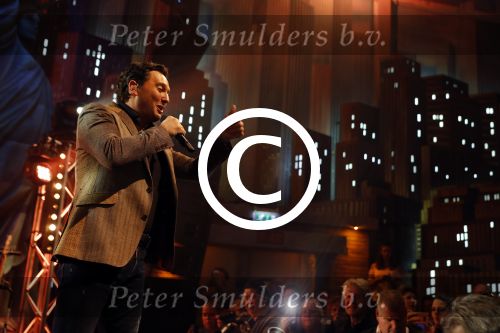 Aalsmeer 30 januari 2017
Nieuwjaarsreceptie Henk Geels in studio \'s Aalsmeer. Tino Martin
