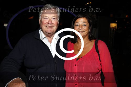 Aalsmeer 30 januari 2017
Nieuwjaarsreceptie Henk Geels in studio \'s Aalsmeer. Tonny Alberti met zijn vrouw
