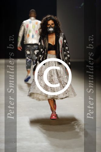 Amsterdam 27 januari 2017 
Amsterdam fashion week gesponsord door Mercedes Benz. Fred v Leer Everon jackson Hooi en Toprak yalciner lopen mee met de show van Artitude