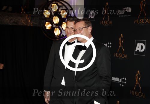 Scheveningen 24 januari 2018
Uitreiking musical awards in circustheater. Albert Verlinde met een vriend